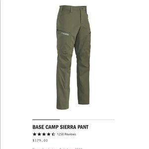 Kuiu Base Camp Sierra pants size 34, color olive